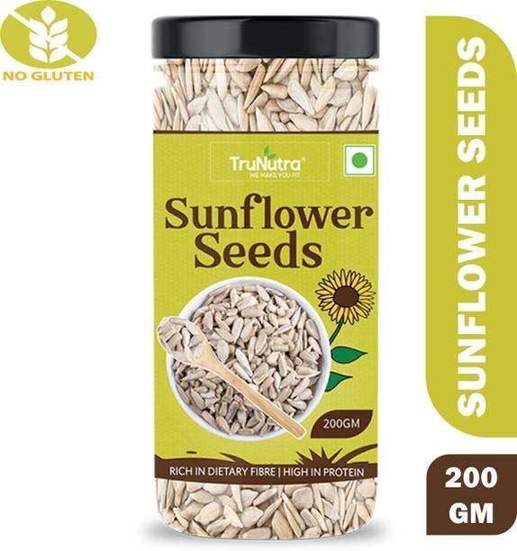 TruNutra sunflower seeds – 200g sunflower seeds for eating edible seeds Sunflower Seeds