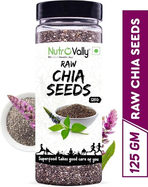 NutroVally Chia Seeds for weight Loss with Omega 3, Calcium and Fiber Rich Chia Seeds