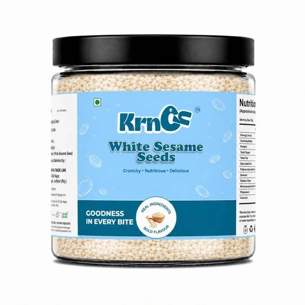 KRNCH White Sesame Seeds | Natural Safed Til | Healthy Cooking Ingredient White Til, White Sesame Seeds