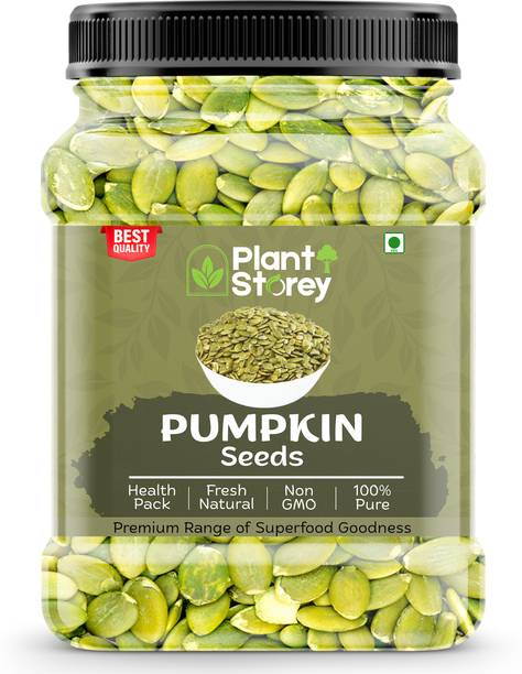 Plant Storey Pumpkin Seeds | Kaddu Ke Beej | Raw & Nutritious Seeds | Rich in Protein, Fibre Pumpkin Seeds