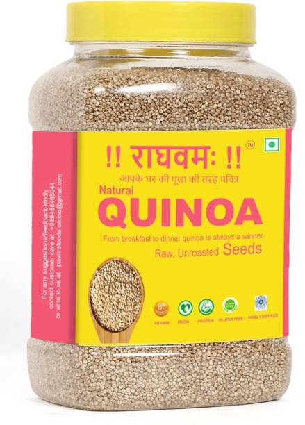 RAGHAVAM Gluten Free, Ready to Cook Breakfast, Diet Food for Weight Loss Quinoa (1 kg) Quinoa Seeds