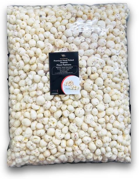 SWAAD SAMVAAD Big Size hand picked desi Phool Makhana I Fox nut I Phool Makhana, Lotus Seeds(Makhana)