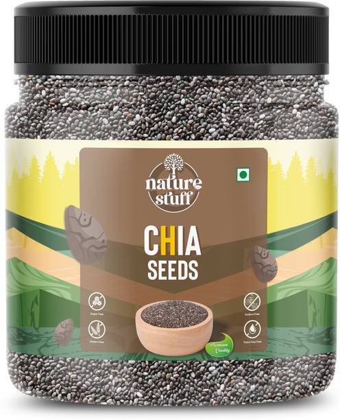 Nature stuff Premium Chia Seeds | Omega-3 Rich Superfood | High-Fiber Boost for Energy Chia Seeds