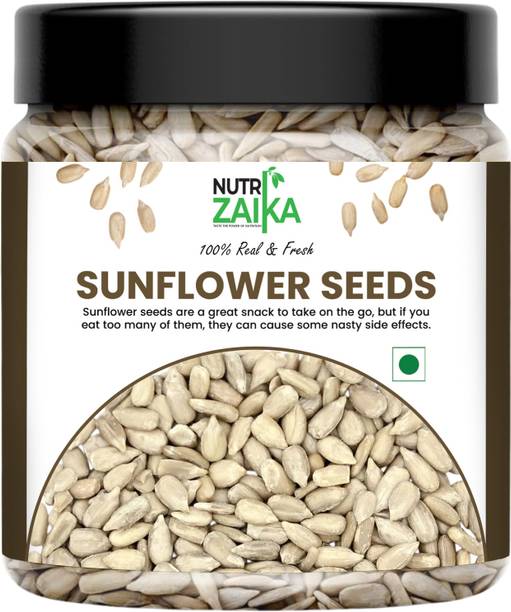 NUTRI ZAIKA Sunflower Seeds | Power Packed Edible Seeds | Rich in Protein & Fiber Sunflower Seeds