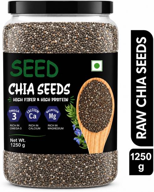 Seed Raw Chia Seeds for Weight Loss with Omega 3 , Calcium and Zinc Chia Seeds