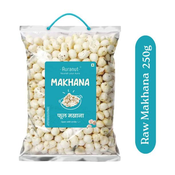 AURANUT Bold Size Makhana | Premium Fox Nuts | Healthy Snack Makhana