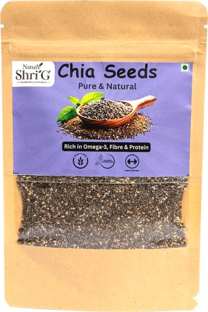 Nature Shri'G Foods Raw Chia Seeds (250g) Chia Seeds