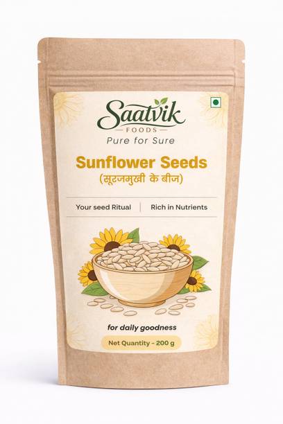 Saatvik Foods Saatvik Foods Premium Raw AAA Grade Sunflower Seeds