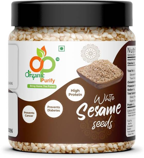 Organic Purify White Sesame Seeds | Safed Til | Pure,High In nutrient,Fresh Crop White Sesame Seeds