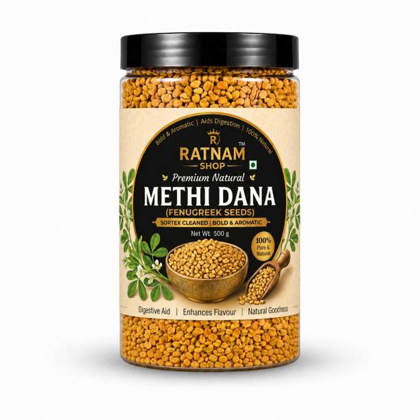 Ratnam Shop Premium Methi Dana Jar Fenugreek Seeds