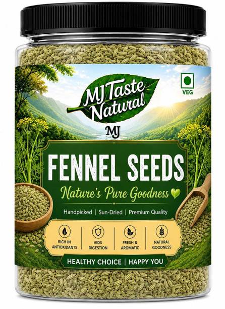 MJ TASTE NATURAL Fennel Seeds | Saunf Natural Spice | Mouth Freshener Saunf Small