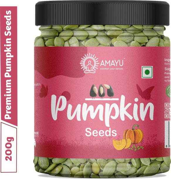 AMAYU Raw Pumpkin Seeds for Eating | High in Protein | Healthy Pumpkin Seeds