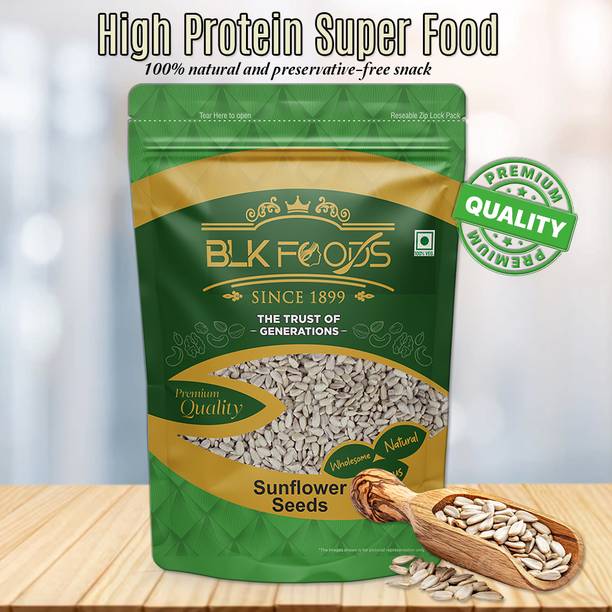 BLK FOODS 1kg Sunflower Seeds for Eating | High in Protein & Fibers Sunflower Seeds