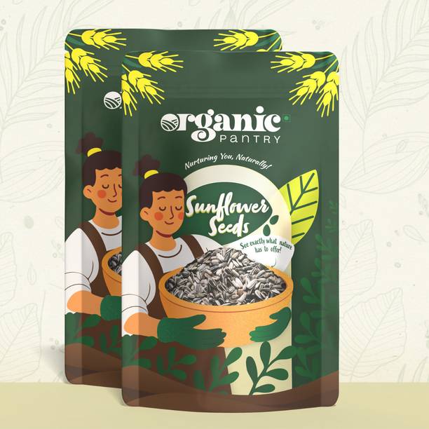 Organic Pantry Premium Raw Sunflower Seeds Pack of 2 Sunflower Seeds