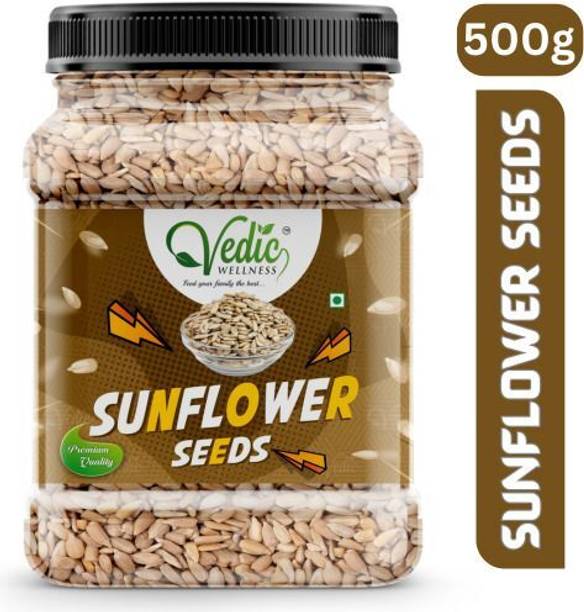 vedic Wellness Premium Quality Natural Raw Sunflower Seeds, High in Protein and Fibers Sunflower Seeds
