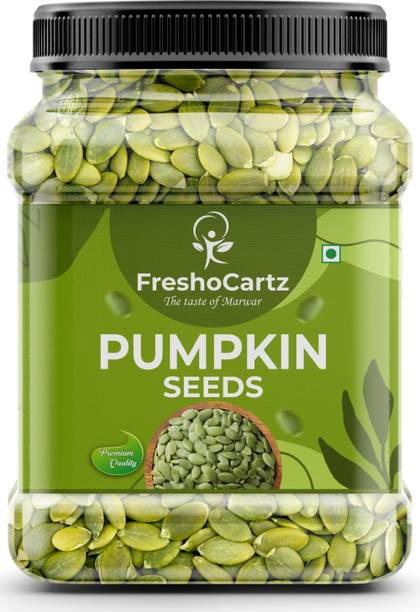 FreshoCartz Raw Pumpkin Seeds, AAA Grade Jumbo High in Protein, Healthy Seeds for eating, Pumpkin Seeds