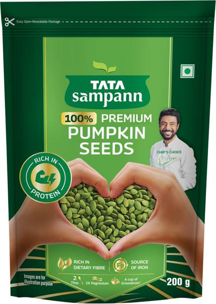 Tata Sampann Premium, Handpicked, Resealable Pack Pumpkin Seeds