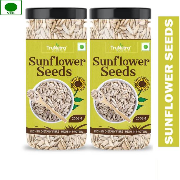 TruNutra sunflower seeds – 400g sunflower seeds for eating edible seeds super food Sunflower Seeds