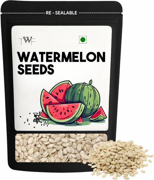 TWF Raw Watermelon Seeds | Mega Crunch | Tarbuj Magaj | 100% Natural Watermelon Seeds