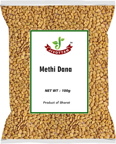 JIVOTTAM Whole Methi Seeds 100g Pack Fenugreek Seeds