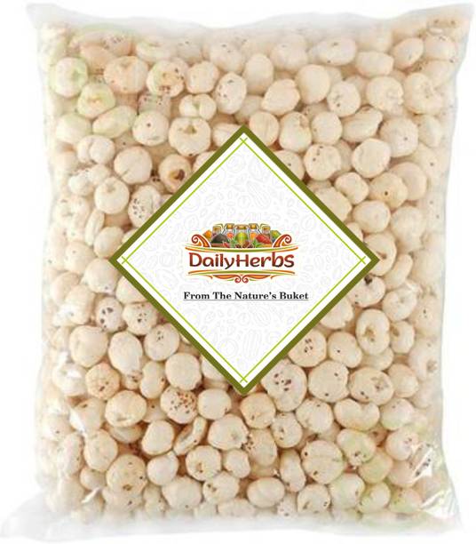 DAILYHERBS Regular Lotus Seed Pop/ Gorgon Nut Puffed Kernels (Phool Makhana) Lotus Seeds(Makhana)