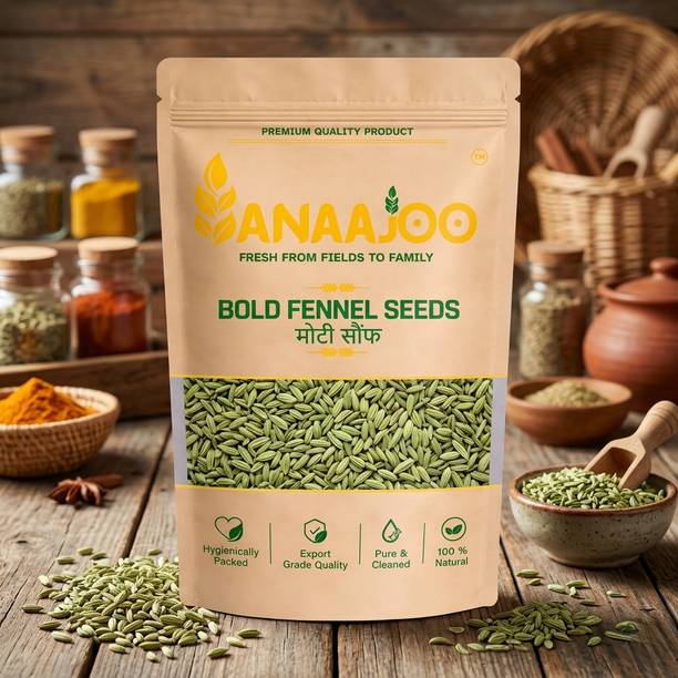 anaajoo Bold Fennel Seeds (मोटी सौंफ) Saunf Small
