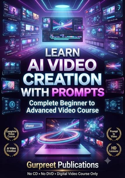 Gurpreet Nutrition AI video creation with prompts(No CD,No DVD)