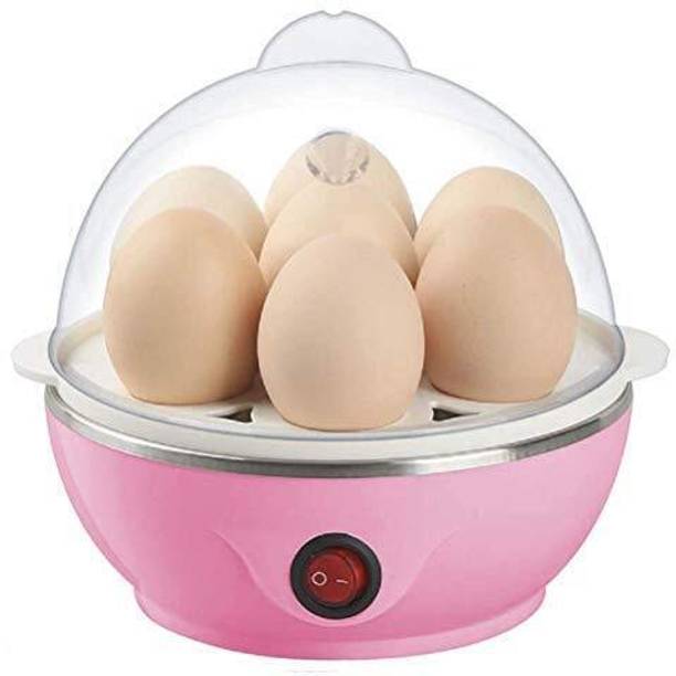 ORJILO Automatic Off 7 Egg Poacher for Steaming, Cooking, Boiling and Frying Egg Boiler Electric Egg Cooker