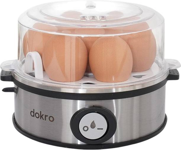 dokro Electric Egg Boiler, 360-Watt | Boils up to 7 Eggs | 3 Boiling Modes | Stainless Steel Egg Cooker
