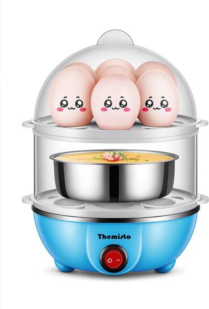 tHemiStO TH-611 350 W Egg Boiler/Poacher/Cooker for Steaming, Cooking & Boiling (TH-611(14 eggs)) Egg Cooker
