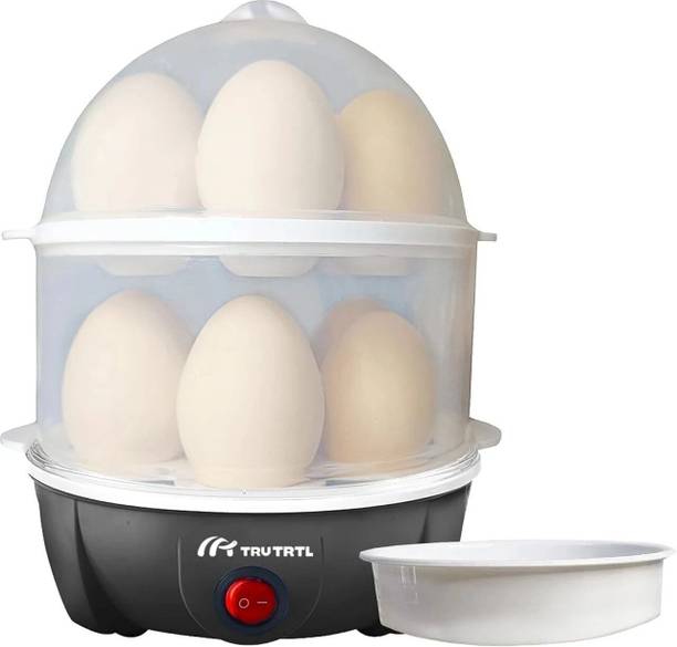 truTRTL Smart 4-in-1 Egg Boiler Black 14Egg-Blk Egg Cooker