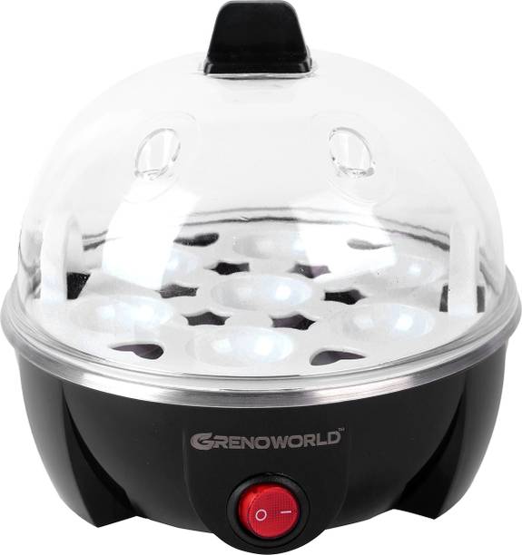 GRENOWORLD Egg Boiler | 350W Fast Boiling | SS Heating Plate | 1 Year Manufacturer Warranty RPEB01 Egg Cooker