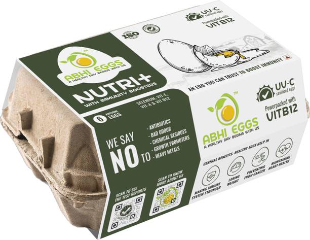 Abhi Eggs Nutri+ Hen White Eggs