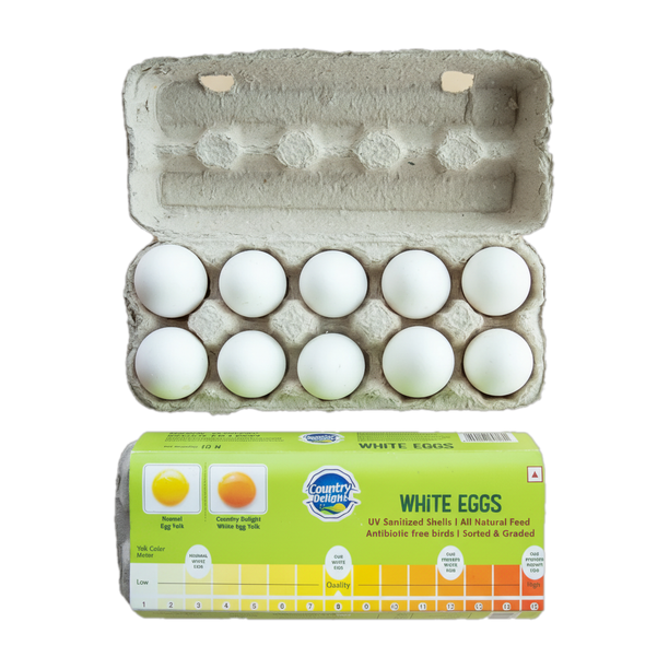 Country Delight White Eggs