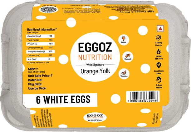 Eggoz Nutrition Hen White Eggs