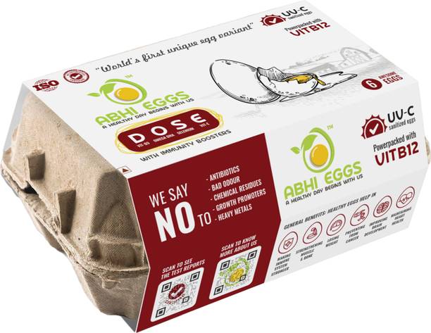 Abhi Eggs Dose Hen White Eggs