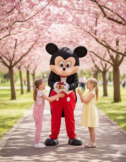 GLOBAL HALLOWEEN MASCOT Mickey Mouse-099 Elders Halloween Costume