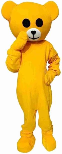 BGT Superior-Quality Yellow Teddy Bear Mascot Costume For Party/Prank Elders Halloween Costume