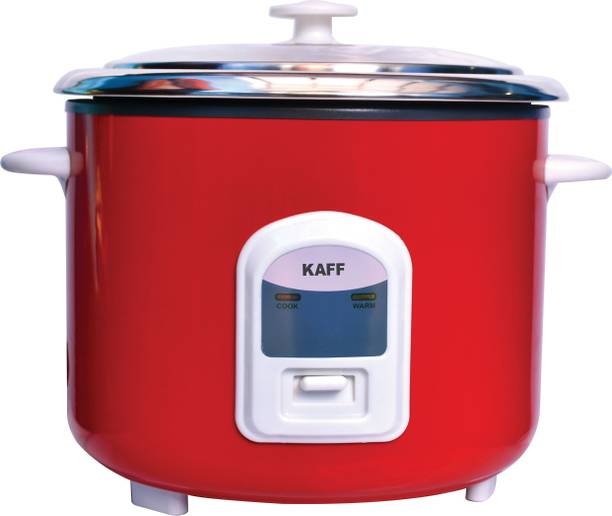 Kaff SARC18-R Electric Rice Cooker with Steaming Feature