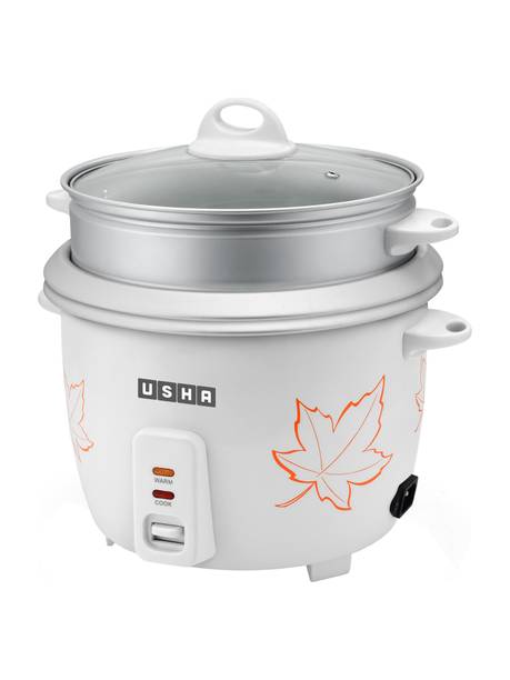 USHA RC18SS2 D Electric Rice Cooker with Steaming Feature