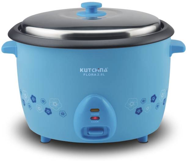 Kutchina FLORA Rice Cooker 2.8L Non Stick Electric Rice Cooker with Steaming Feature