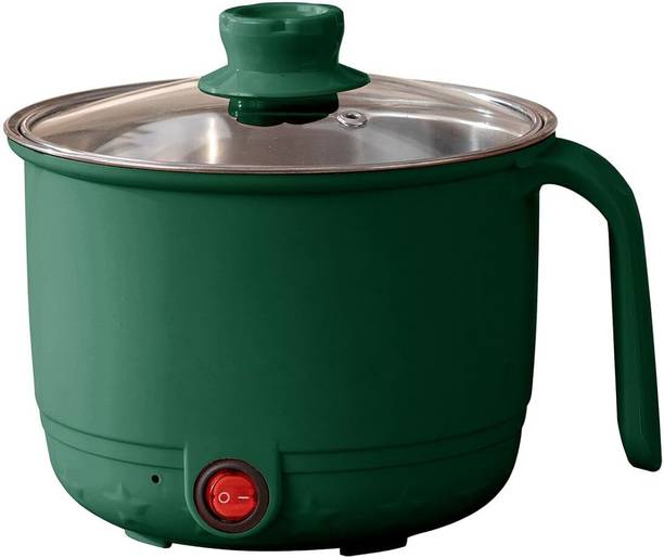 Stadash Non-Stick Electric Rice Cooker with Glass Lid Multipurpose Electric Cooking Pot Rice Cooker, Deep Fryer, Travel Cooker