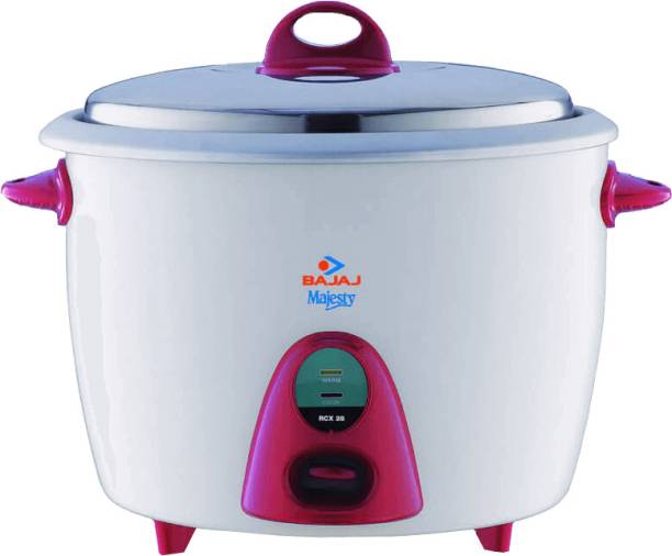 BAJAJ RCX 28 2.8 LTR Electric Rice Cooker with Steaming Feature