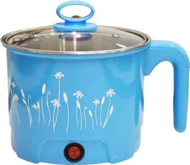 AARVI Electric Mini Cooker Steamer Cook pots for Cook Noodles/hot Pot/Rice Maker Rice Cooker, Travel Cooker, Slow Cooker, Egg Boiler, Egg Cooker, Food Steamer