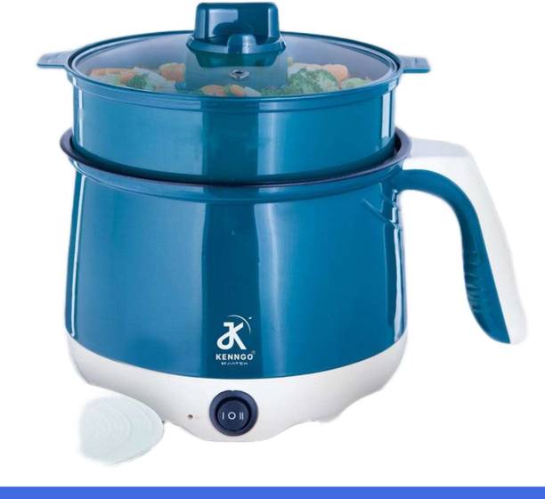 KENNGO BY JIATEK Electric Mini Cooker Steamer Cook pots for Cook Noodles/hot Pot/Rice Maker W38 Rice Cooker, Egg Cooker, Egg Boiler, Deep Fryer, Electric Pressure Cooker, Travel Cooker