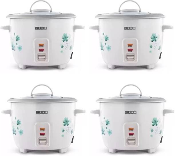 USHA 18GS1 RICE COOKER Pack of 4 Electric Rice Cooker