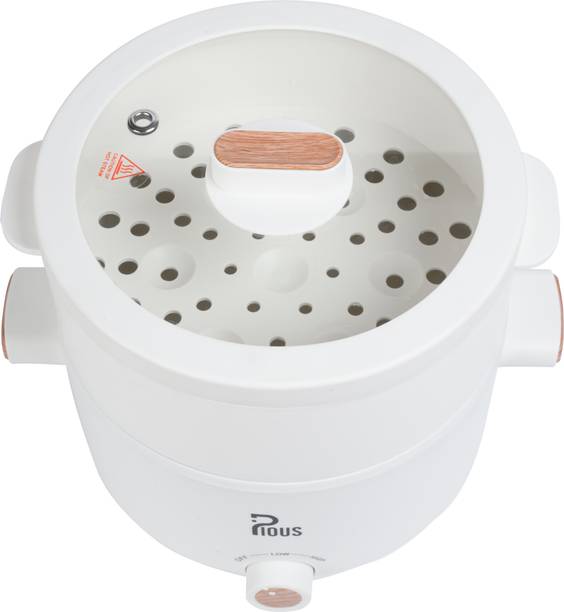 Crazo Fashion Electric 2-in-1 Cooker for Steaming, Boiling & Daily Meals Travel Cooker