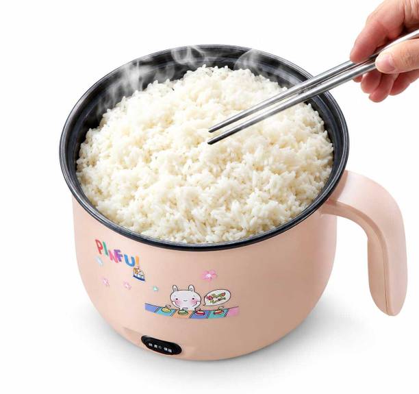 CREATION BAZAAR Multifunction Portable Electric Cooking Pot for Cooking Frying Stew & Steaming Rice Cooker, Travel Cooker, Egg Cooker, Egg Boiler