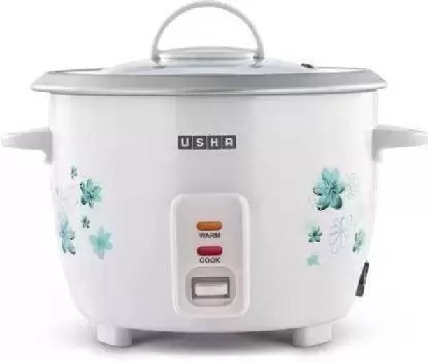 USHA RC18GS1 PACK OF 1 Electric Rice Cooker with Steaming Feature