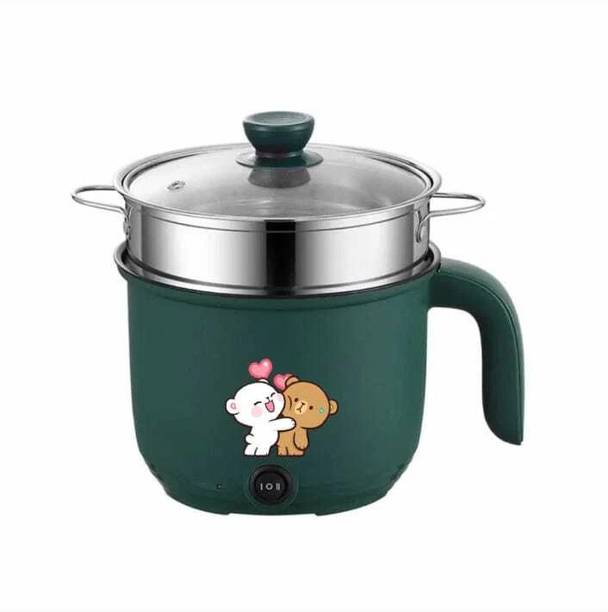 CREATION BAZAAR Multiperpse Non Stick Rice Electric Cooker Frying Boiling Cooking Hot Rice Cooker, Travel Cooker, Egg Cooker, Egg Boiler